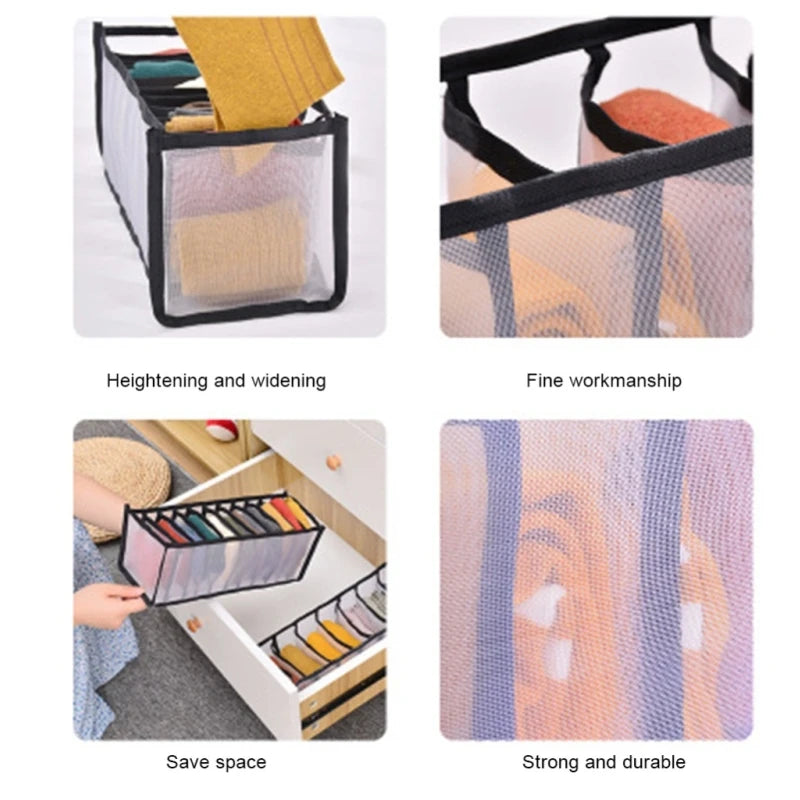 Storage wardrobe socks shelf divider