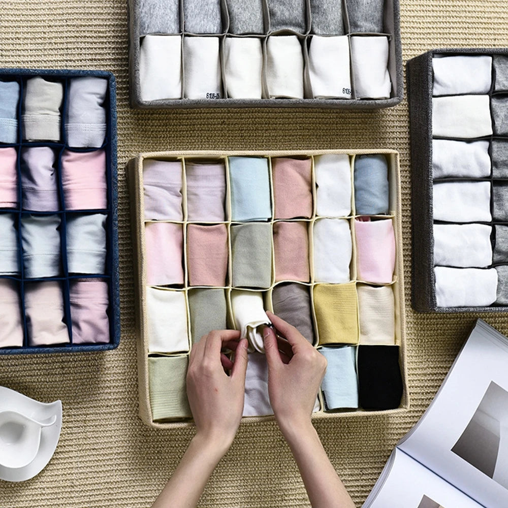 Storage wardrobe socks shelf divider